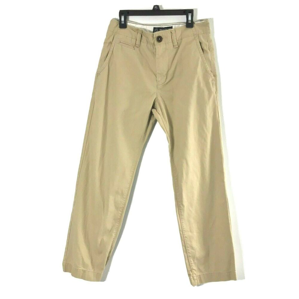 American Eagle‎ Khaki Pants Mens  26 x 27 Tan Original Straight Uniform School